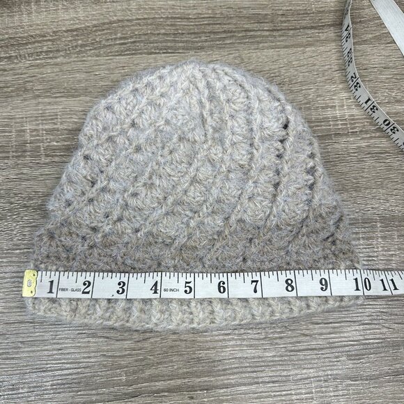 Handmade New Hobbii Metallico Braided Soft Virgin Wool Knit Winter Beanie S/M - Picture 6 of 6